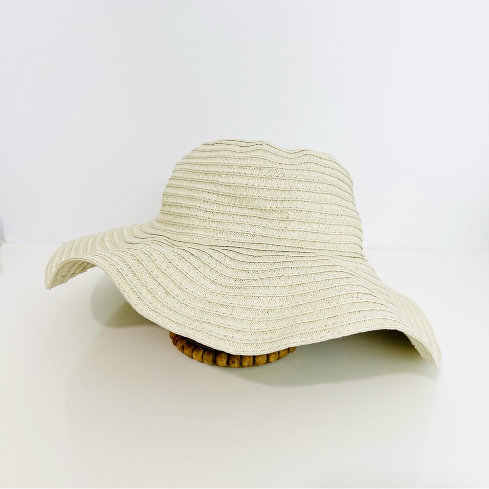 Smith & Hawken Paper Blend Ivory Beach Summer Hat OS